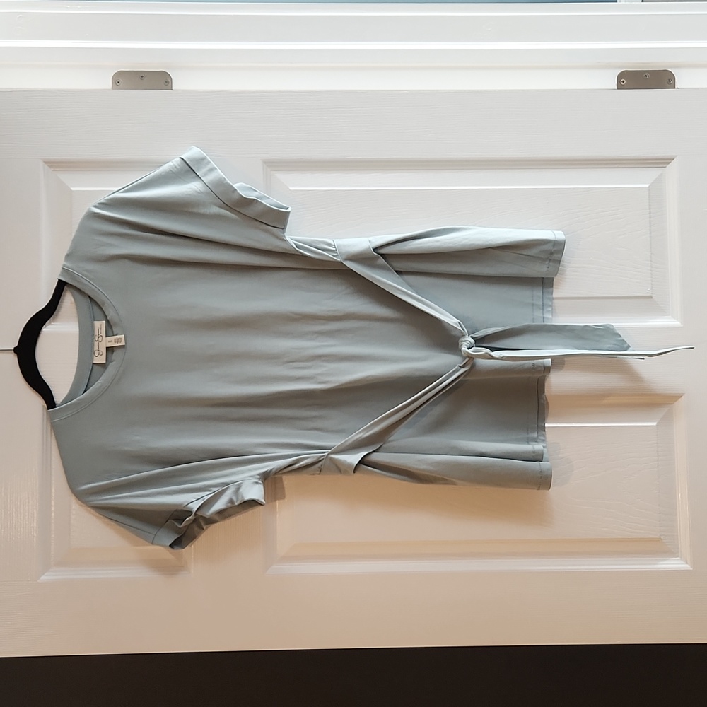 Motherhood maternity short-sleeved top blue medium